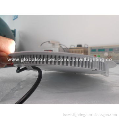 LED round panel light with 85 lm/w, 3 years warranty, CE/RoHS/FCC approved
